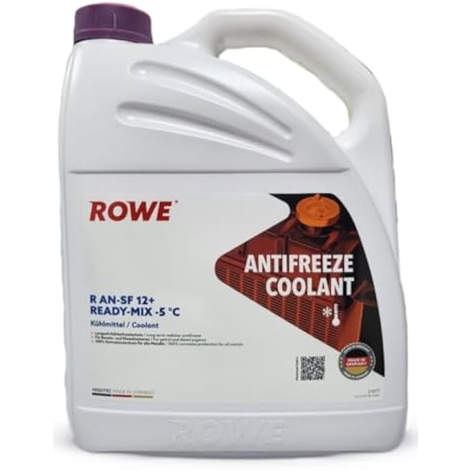 HIGHTEC ANTIFREEZE R ANSF 12+ READY MIXED -5C -EXP -5 LTR. - RED/PINK: RADIATOR ANTIFREEZE PRE-MIXED-(GERMANY)